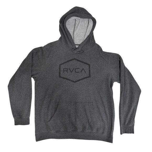 RVCA Other - RVCA Big RVCA Pullover Hoodie Charcoal XL